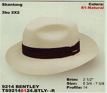 Bentley Panama Hat